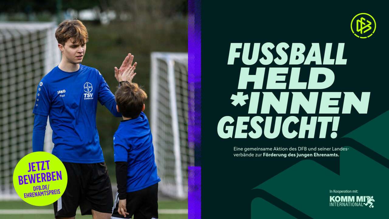 Ausschreibung für junge Ehrenamtler